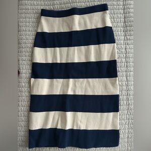 J. Crew Striped Pencil Skirt